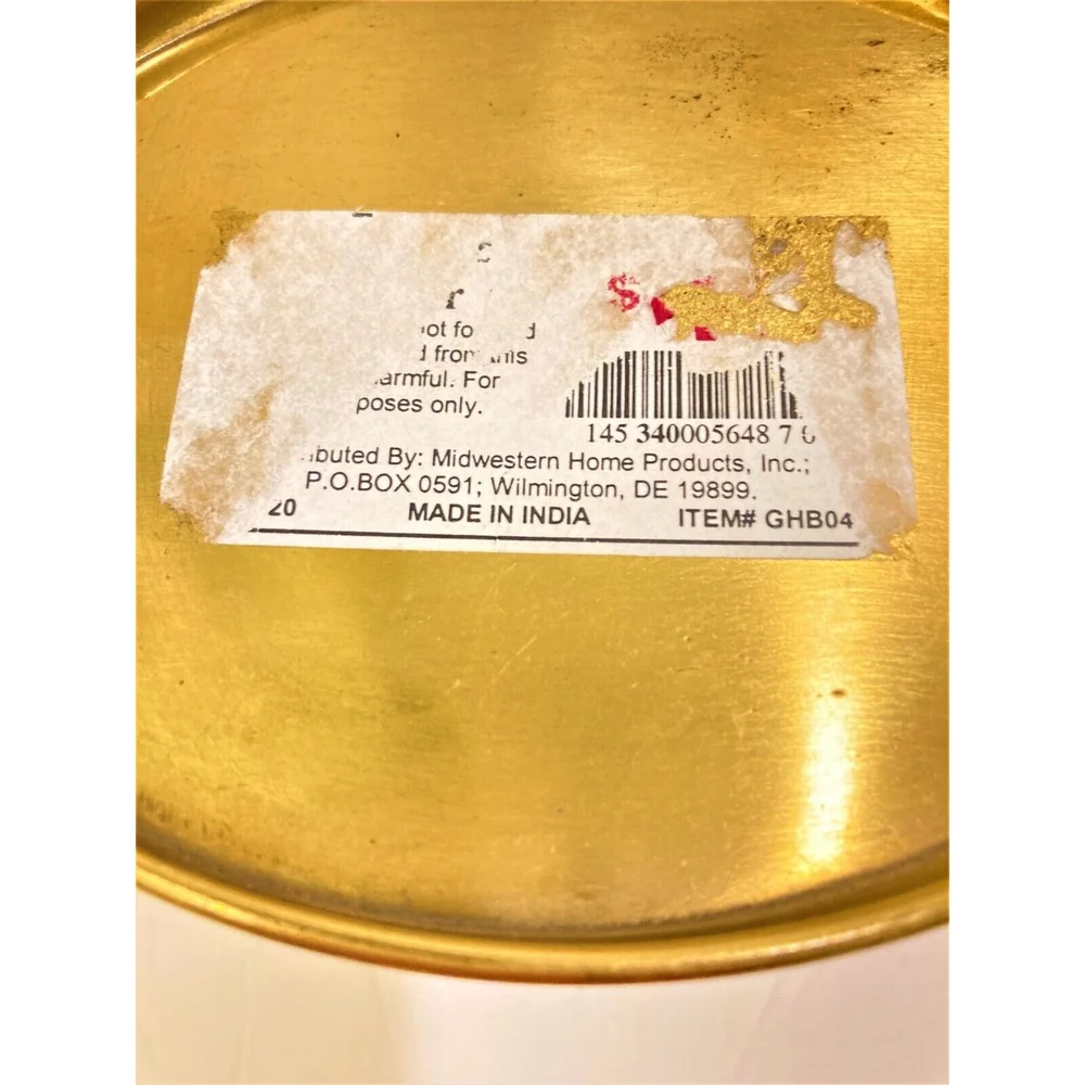 Brass Stash Coffee Can 4" - Picture 4 of 4